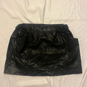 Zara Faux Leather Mini Skirt